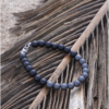 Pulsera Grey - Hematite gris mate y Onix negra mate