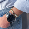Pulsera Poseidon / Amazonita y Acero Quirúrgico