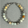 Pulsera Poseidon / Amazonita y Acero Quirúrgico