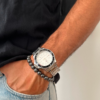 Pulsera Knight / Hematite brillante