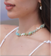 Choker Selene / Amazonita y Nacar