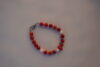 Pulsera Lilith - Coral Rojo y Perlas de Río